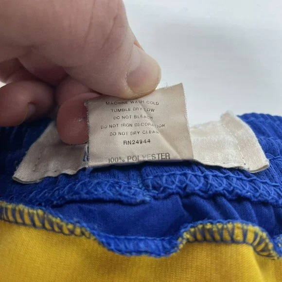 Vintage Chargers Shorts Blue/Yellow Large, Dodger, Drawstring, USA - Picture 7 of 11